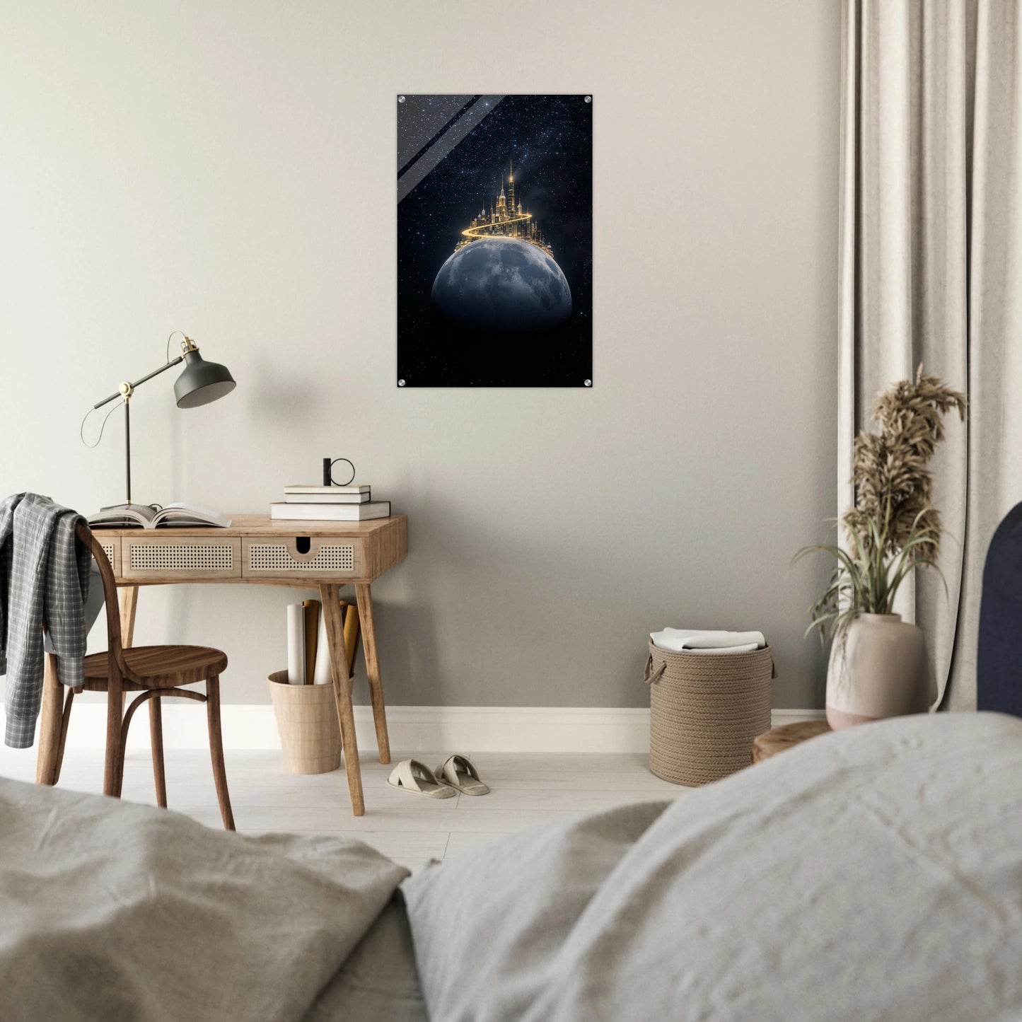 City Above the Moon – Acrylic Wall Art (2 Design Options)
