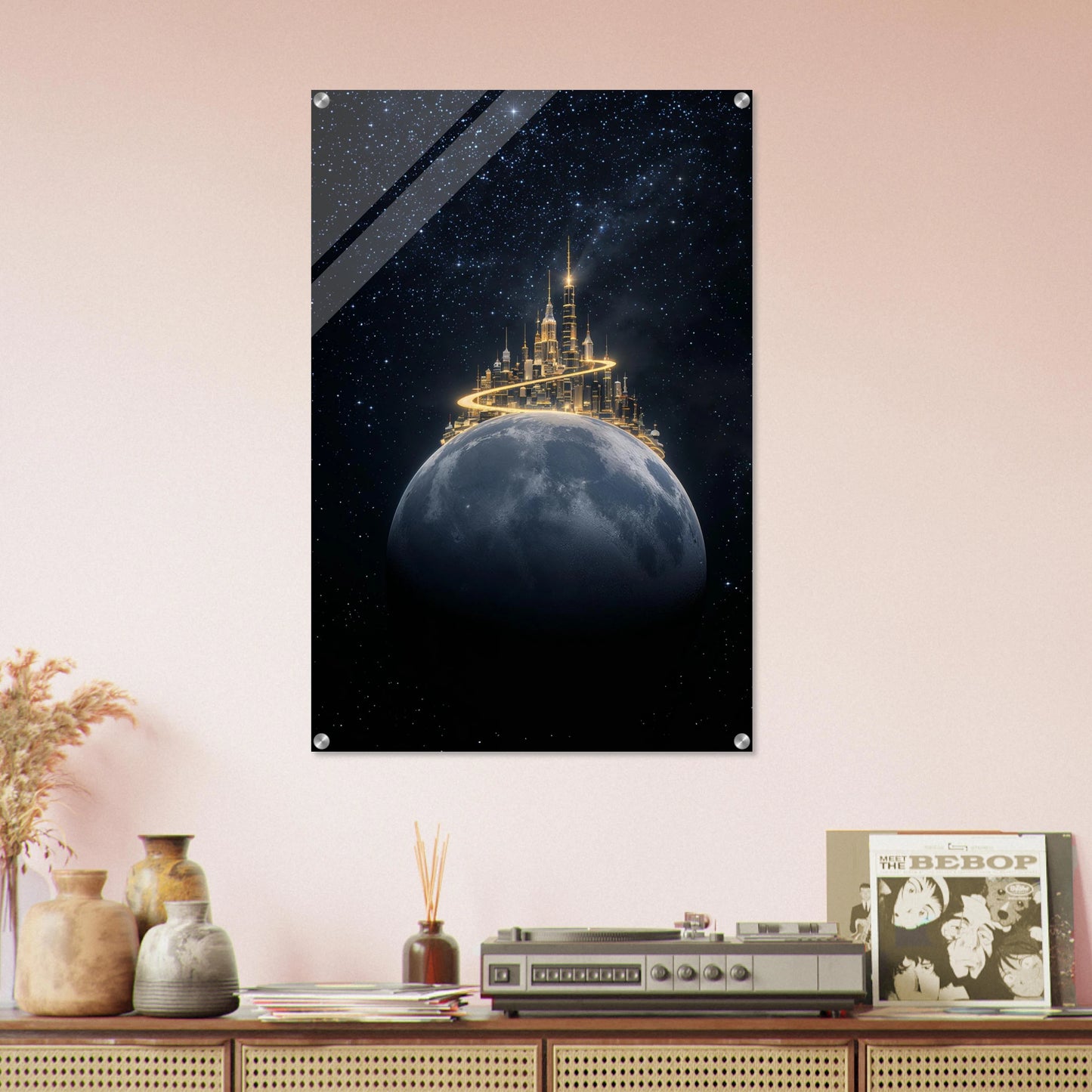 City Above the Moon – Acrylic Wall Art (2 Design Options)