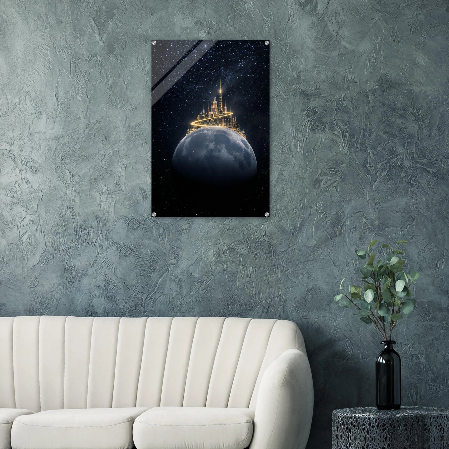 City Above the Moon – Acrylic Wall Art (2 Design Options)