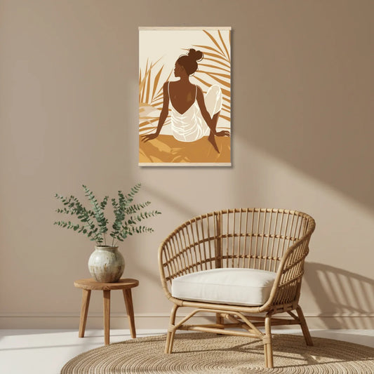 Earthy Serenity – Silhouette Canvas & Poster Wall Art