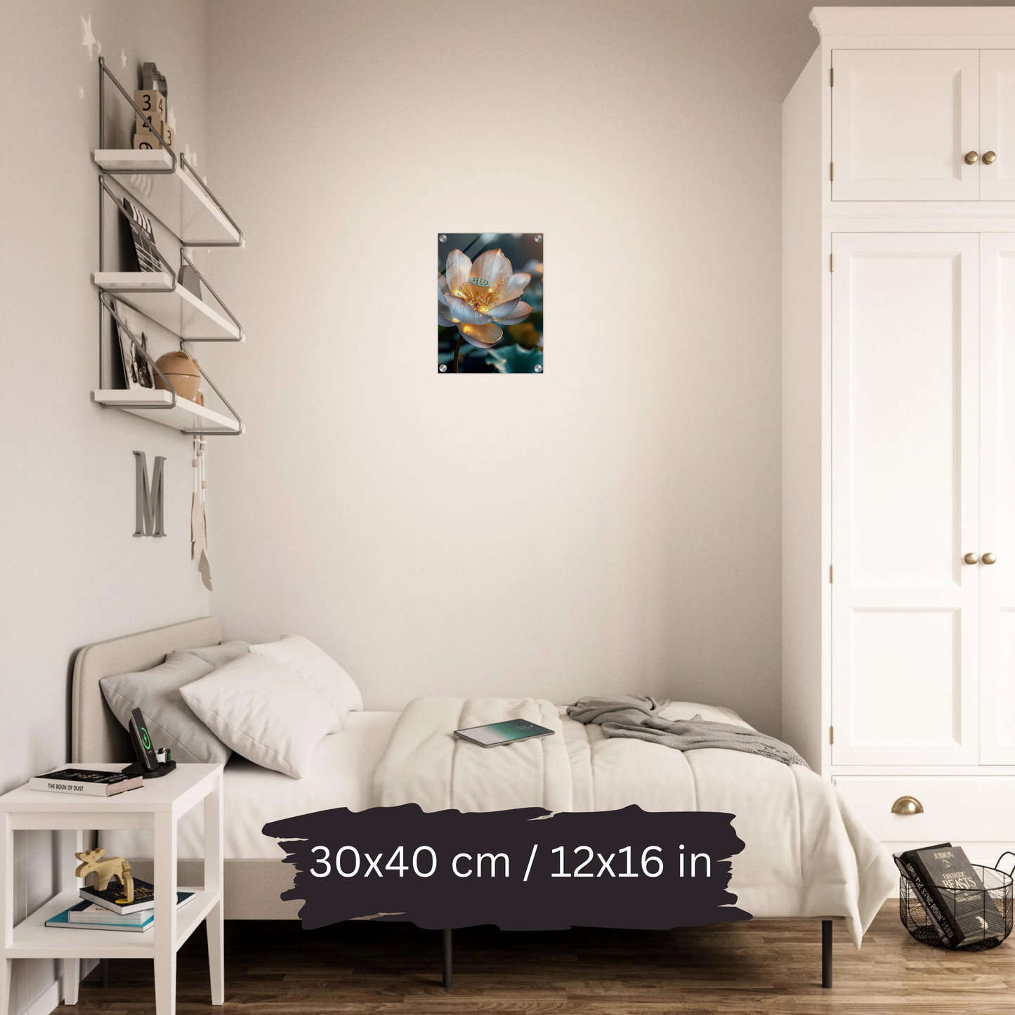 Luxury Acrylic Wall Art – Golden Floral Elegance (6 Designs)