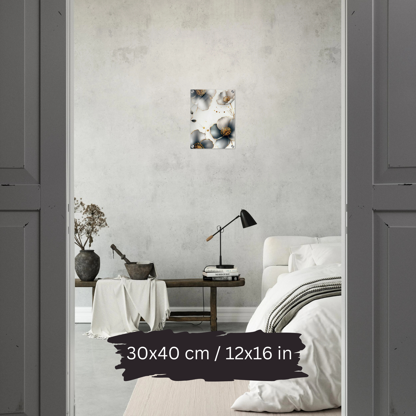 Luxury Acrylic Wall Art – Golden Floral Elegance (6 Designs)