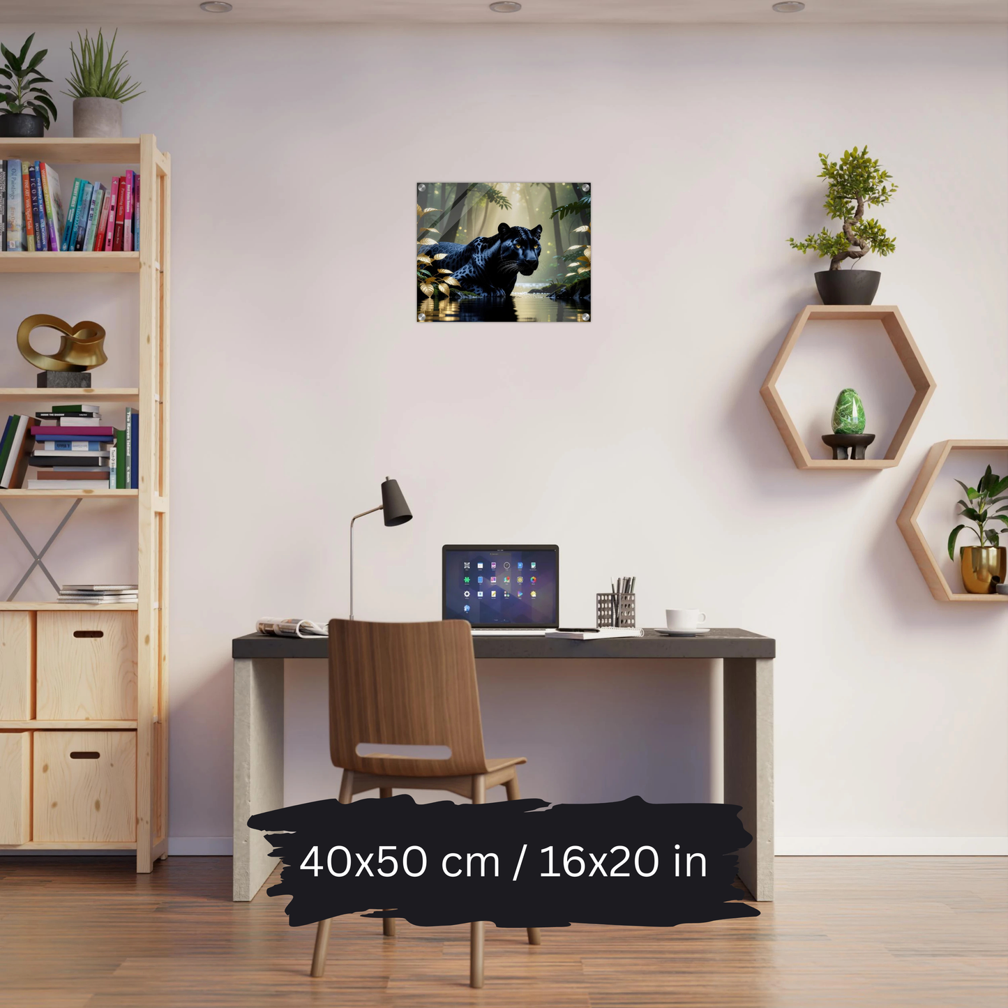 Black Panther in Jungle – Acrylic Wall Art