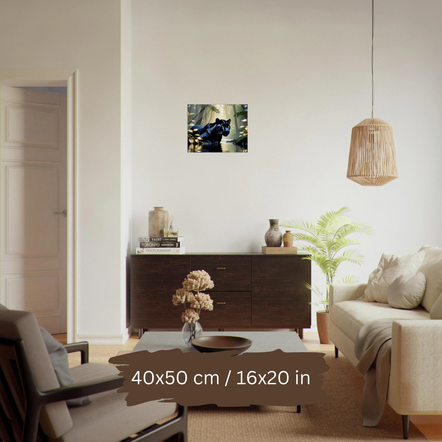 Black Panther in Jungle – Acrylic Wall Art