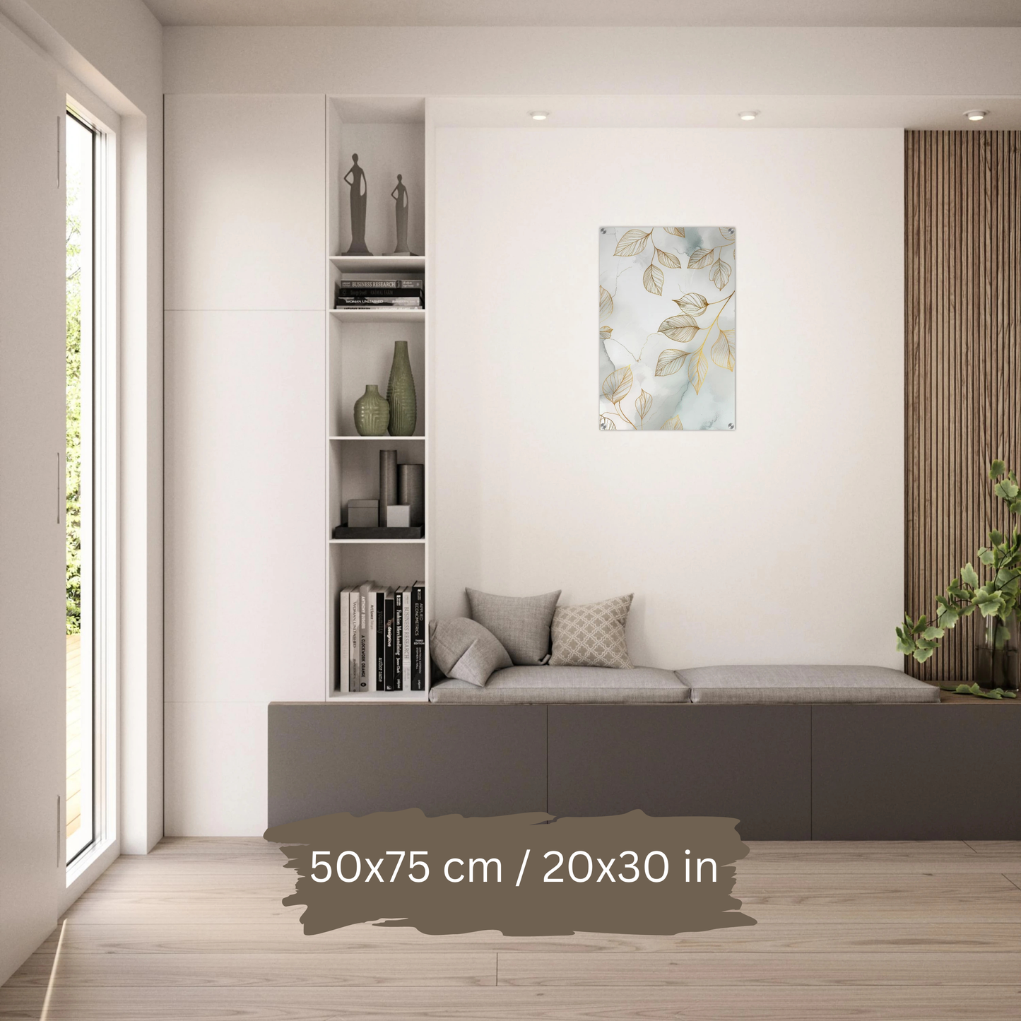 Luxury Acrylic Wall Art – Golden Floral Elegance (6 Designs)