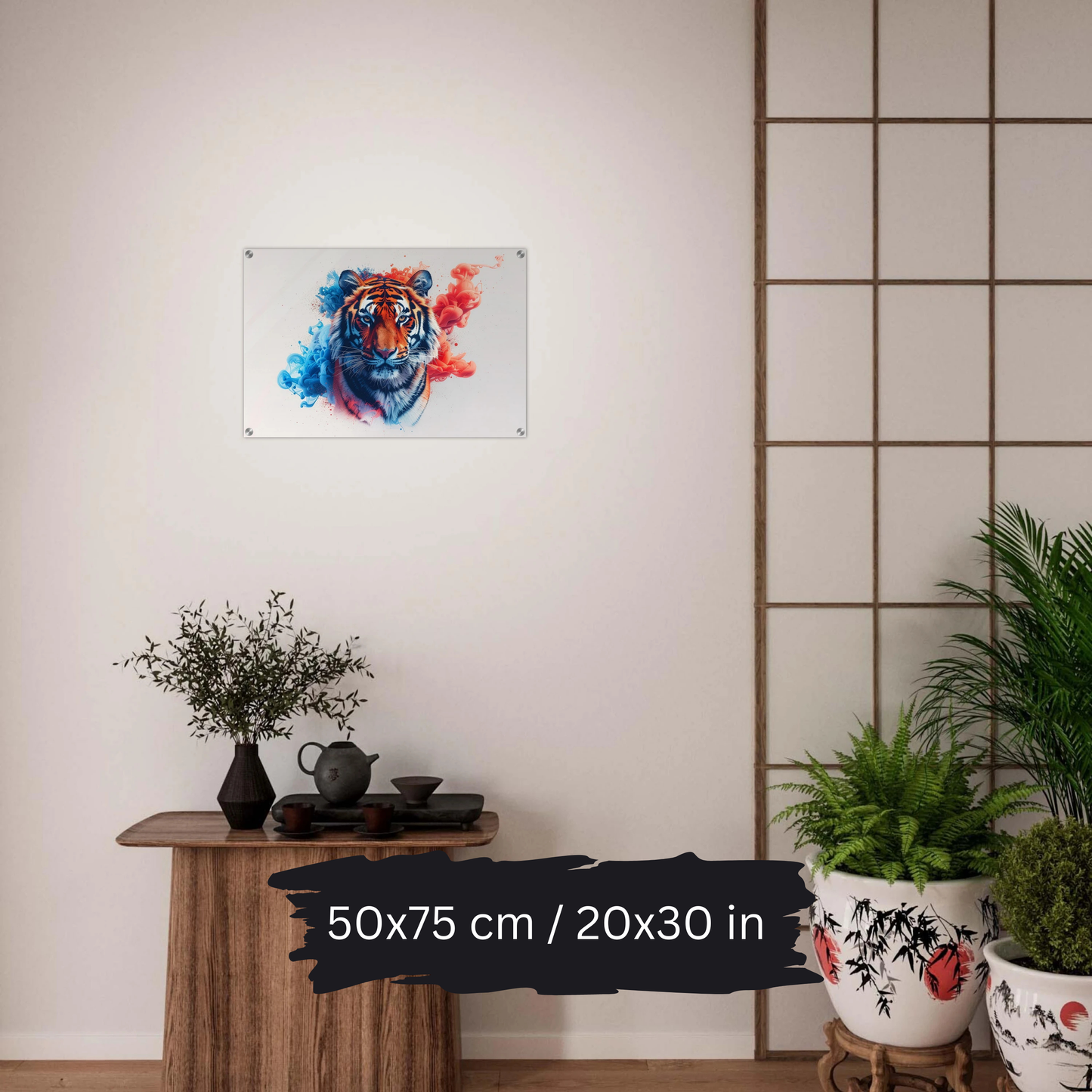 Watercolor Tiger Art – Acrylic Wall Art