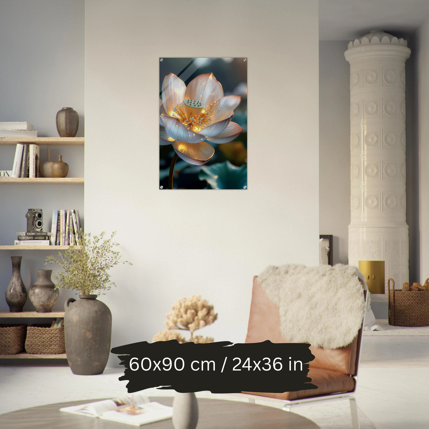 Luxury Acrylic Wall Art – Golden Floral Elegance (6 Designs)
