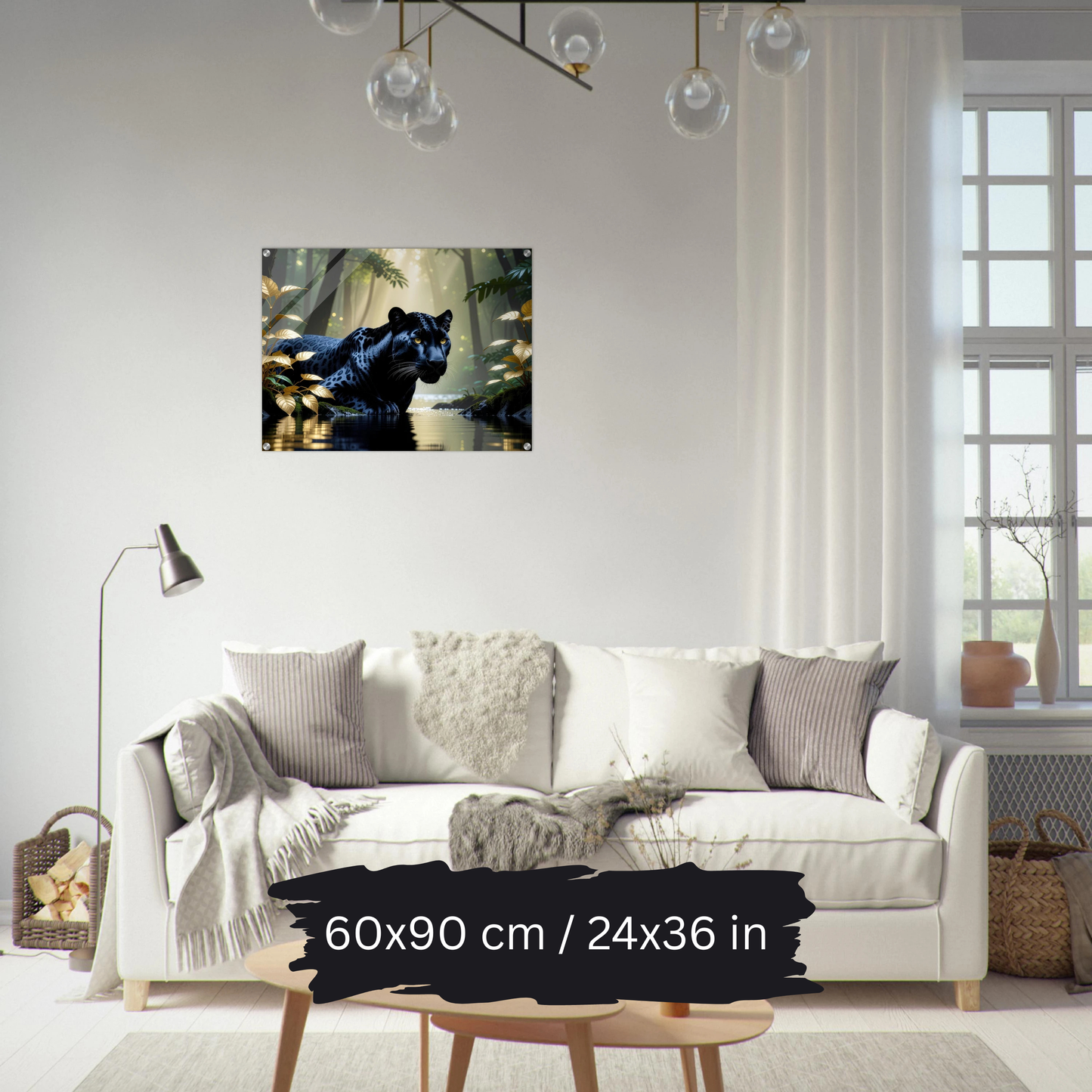 Black Panther in Jungle – Acrylic Wall Art