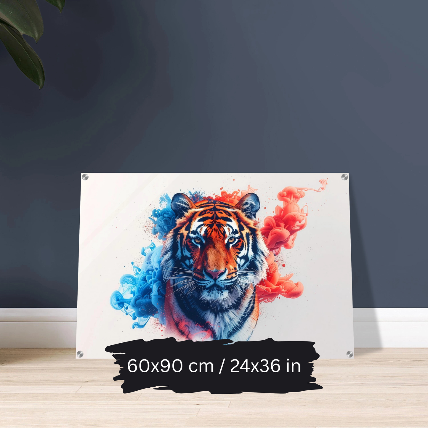 Watercolor Tiger Art – Acrylic Wall Art