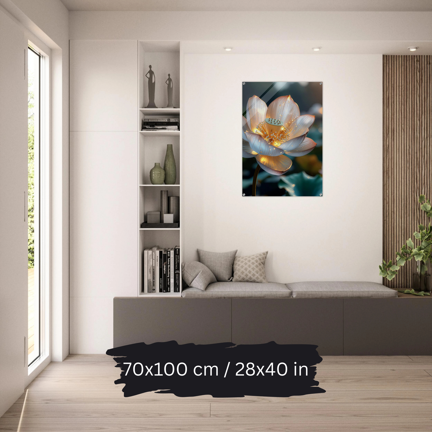 Luxury Acrylic Wall Art – Golden Floral Elegance (6 Designs)