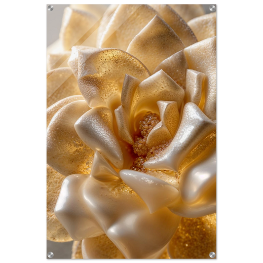 Close-up of meringue cookies with a white background