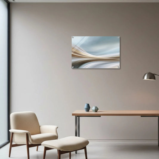 Wind Currents Flow – Abstract Acrylic Wall Art