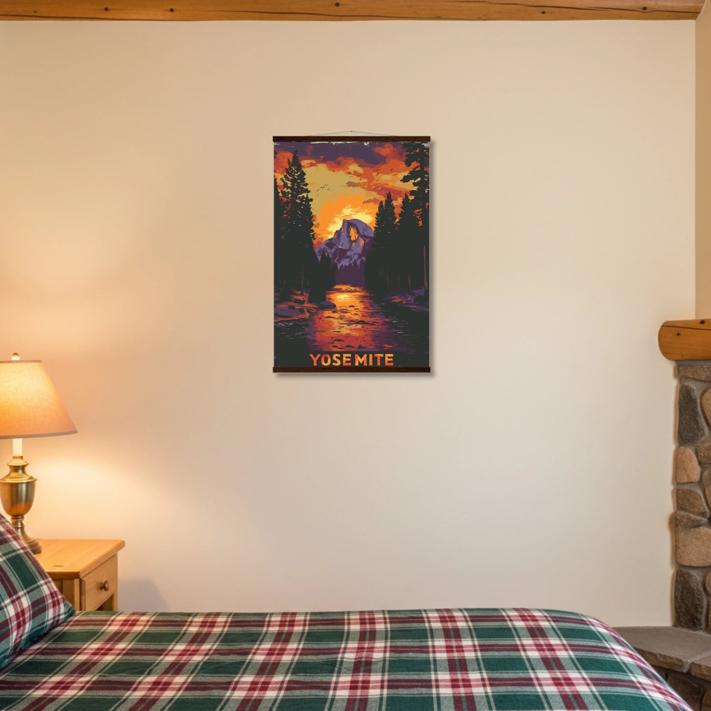 Yosemite Majesty – Vintage-Inspired National Park Canvas & Poster Wall Art