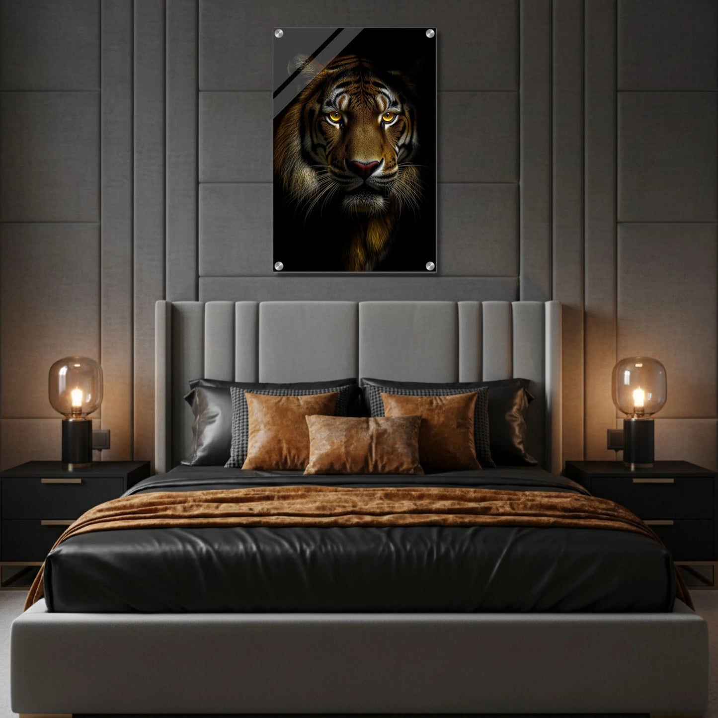 Tiger Portrait – Acrylic Wall Art