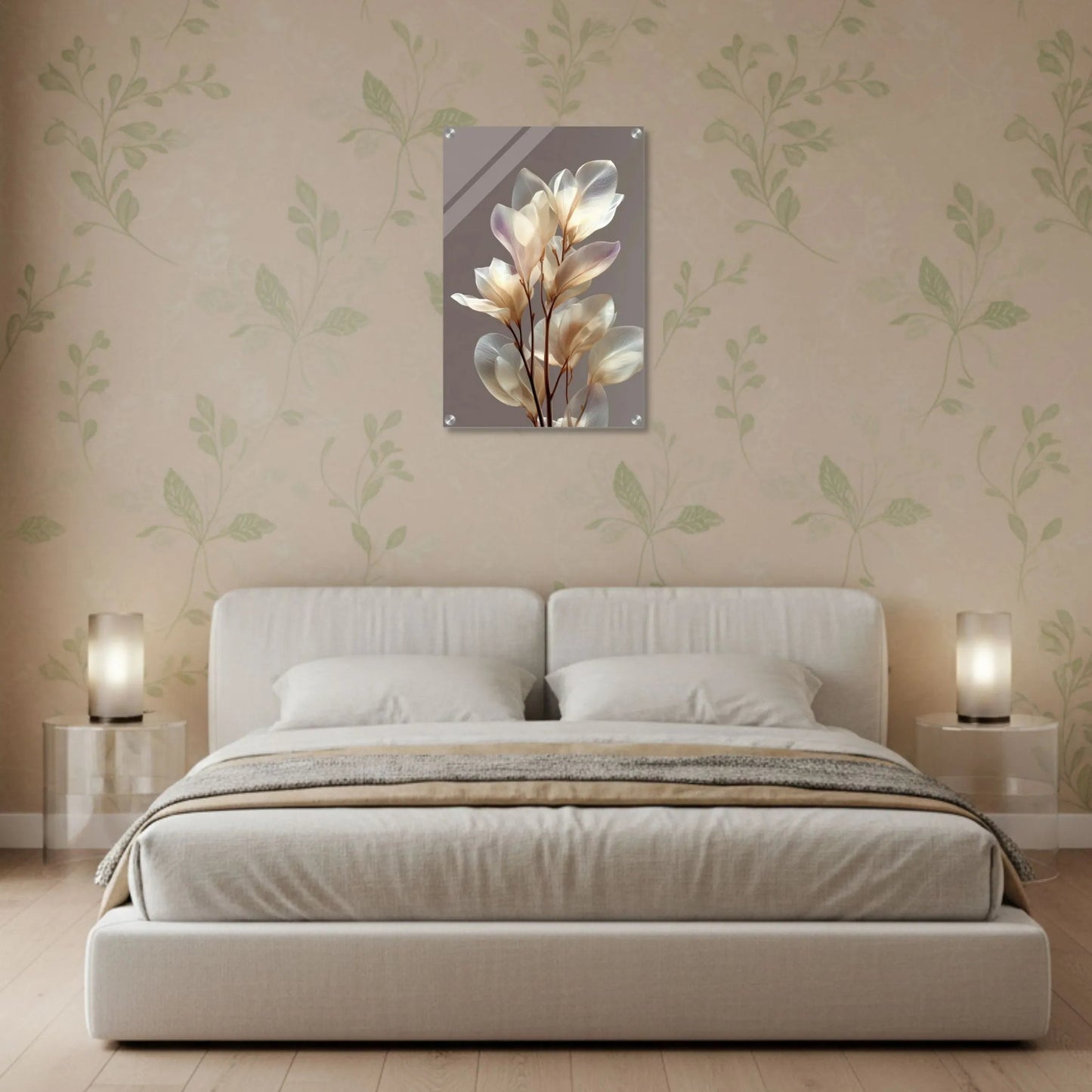 Botanical Glow – Acrylic Wall Art