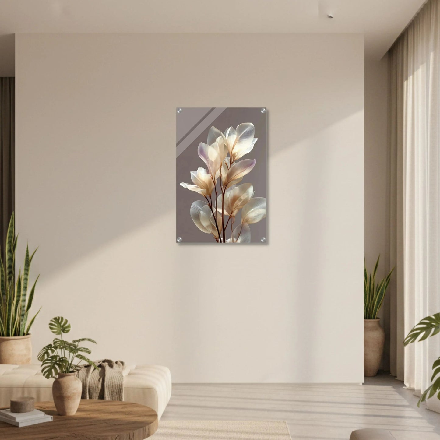 Botanical Glow – Acrylic Wall Art