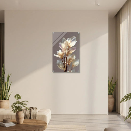 Botanical Glow – Acrylic Wall Art